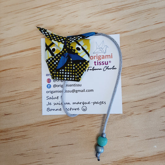 Marque-page avec un hibou en origami pour les amoureux de lecture, Harry Potter