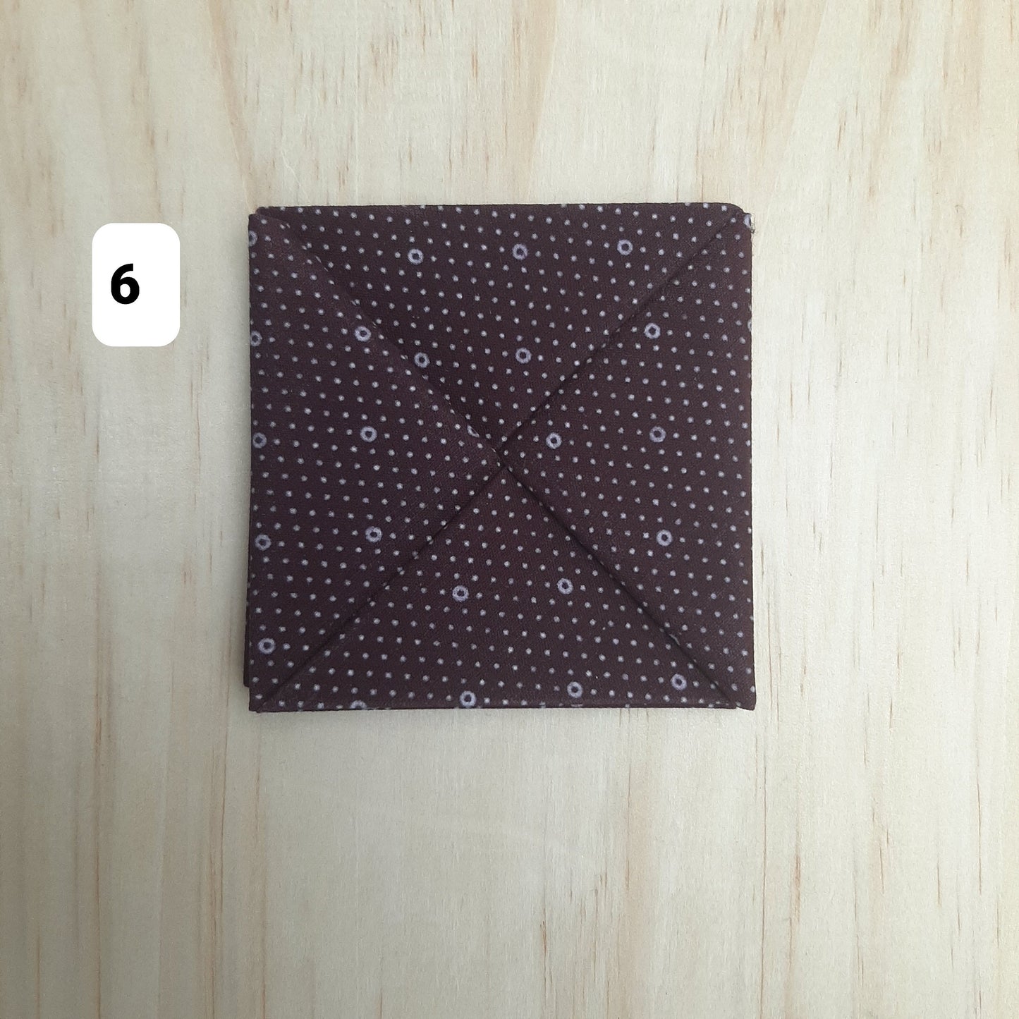 Porte-monnaie en origami en tissu