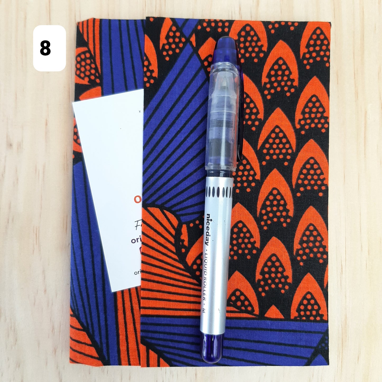 Avec ce protège-carnet "Tissu africain" donnez un look élégant à vos notes quotidiennes, de voyage, carnet de gratitude